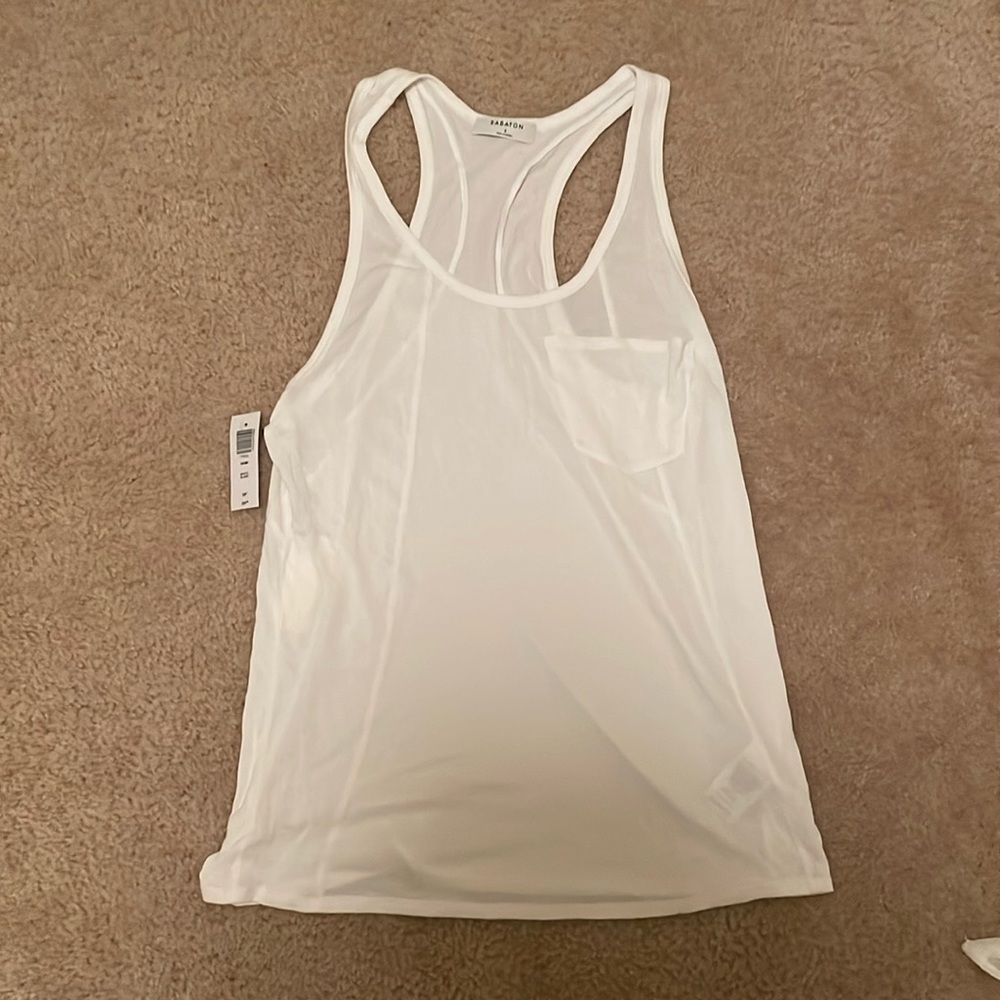 Aritzia white size small tank top NWT